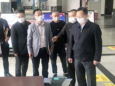 D:党工做事情2022年宣传事情2022.1111.3北川公司：北川县委书记李昊天到羌城客运站督导疫情防控、文明都会建设等事情官网20221103-02-01.jpg